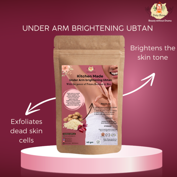Organic skincare for underarm