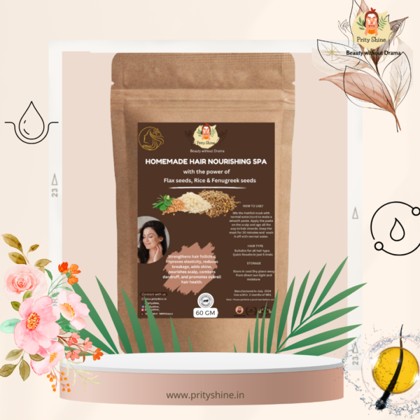 Organic Haircare Hair Spa at home