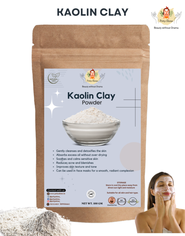 Organic kaolin clay